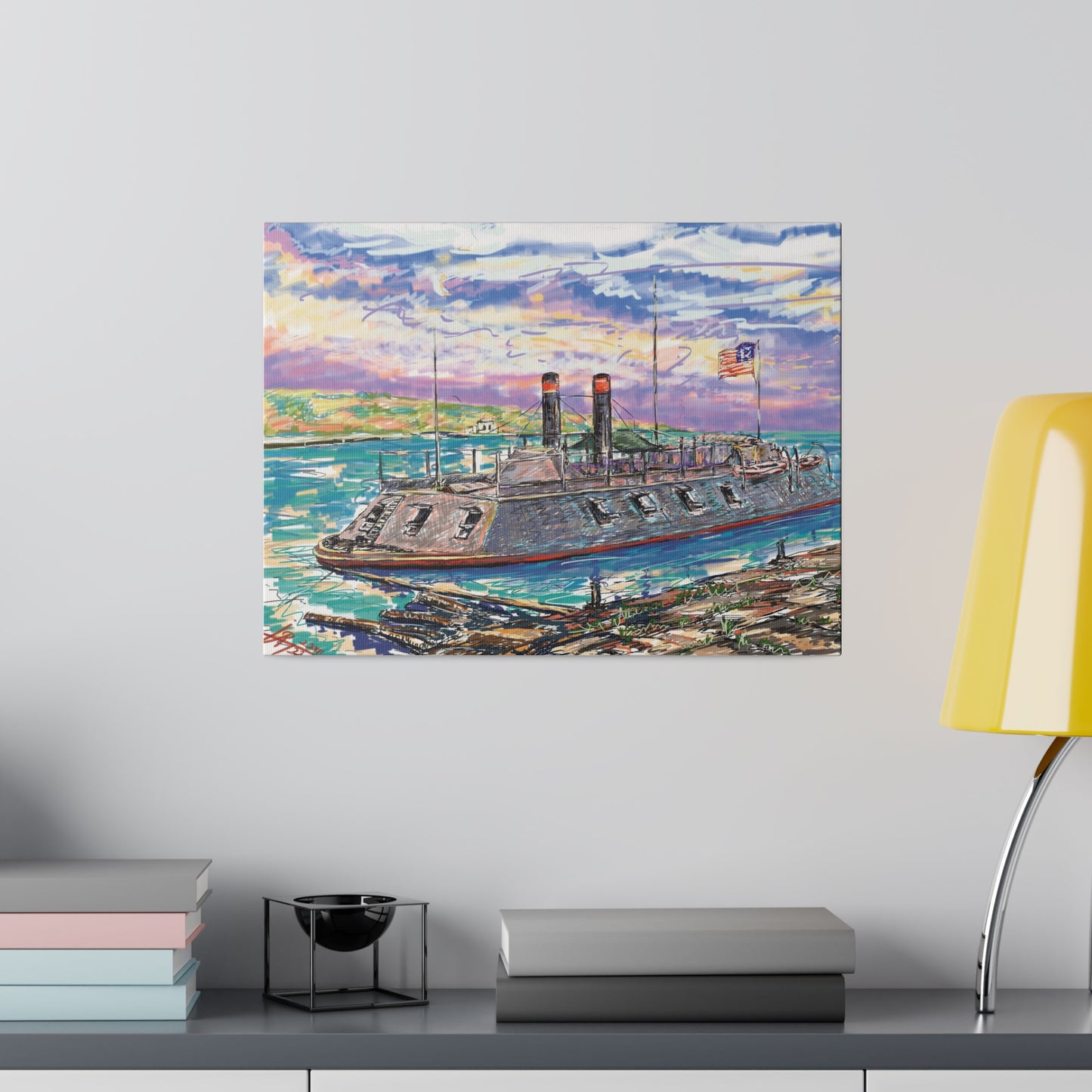 USS Cairo, Mississippi River, Civil War, Vicksburg, MO, Cairo, IL, Wall Décor, History, Travel, Museum, Ironclads,