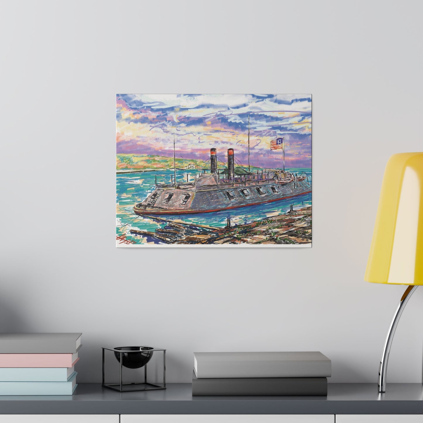 USS Cairo, Mississippi River, Civil War, Vicksburg, MO, Cairo, IL, Wall Décor, History, Travel, Museum, Ironclads,