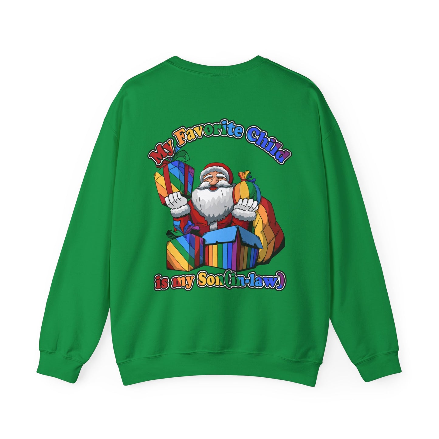 Christmas Sweatshirt, In Law Humor, Outlaws, Family, Son, Son Law Gifts, Pajama Top Sweatshirt