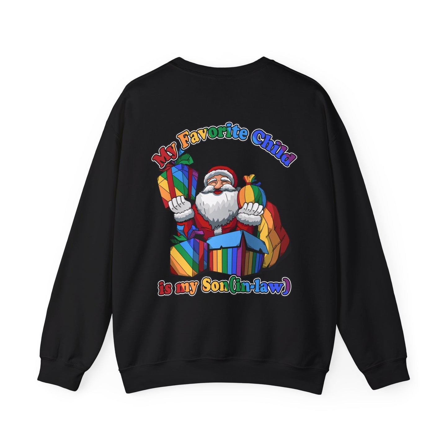 Christmas Sweatshirt, In Law Humor, Outlaws, Family, Son, Son Law Gifts, Pajama Top Sweatshirt