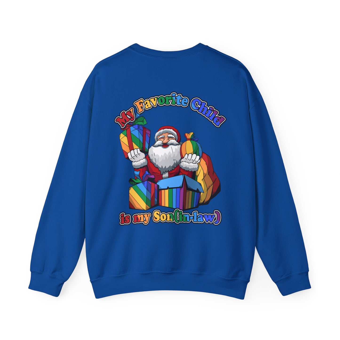 Christmas Sweatshirt, In Law Humor, Outlaws, Family, Son, Son Law Gifts, Pajama Top Sweatshirt