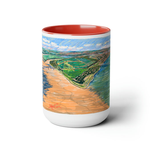 Confluence of America, City of Cairo, IL, 1860s, Coffee or Hot Chocolate Mug, History, Mississippi River and Ohio River