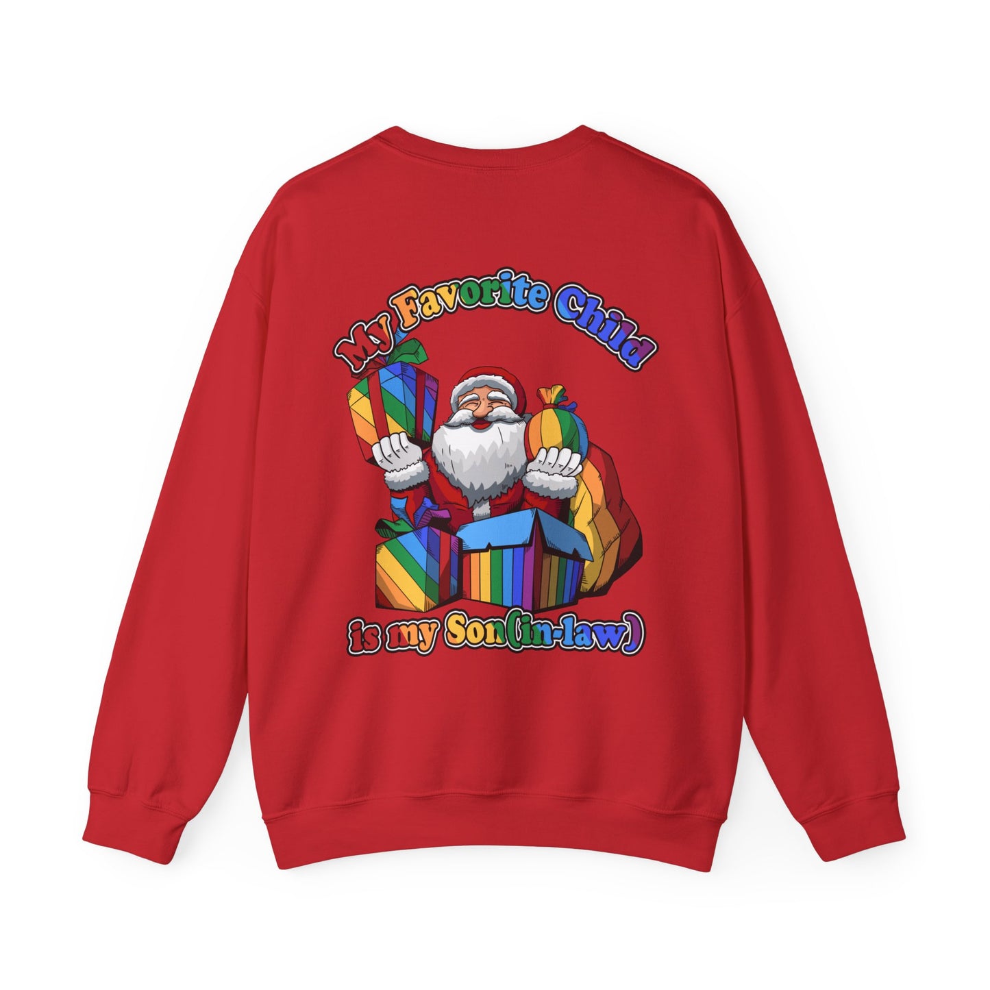 Christmas Sweatshirt, In Law Humor, Outlaws, Family, Son, Son Law Gifts, Pajama Top Sweatshirt