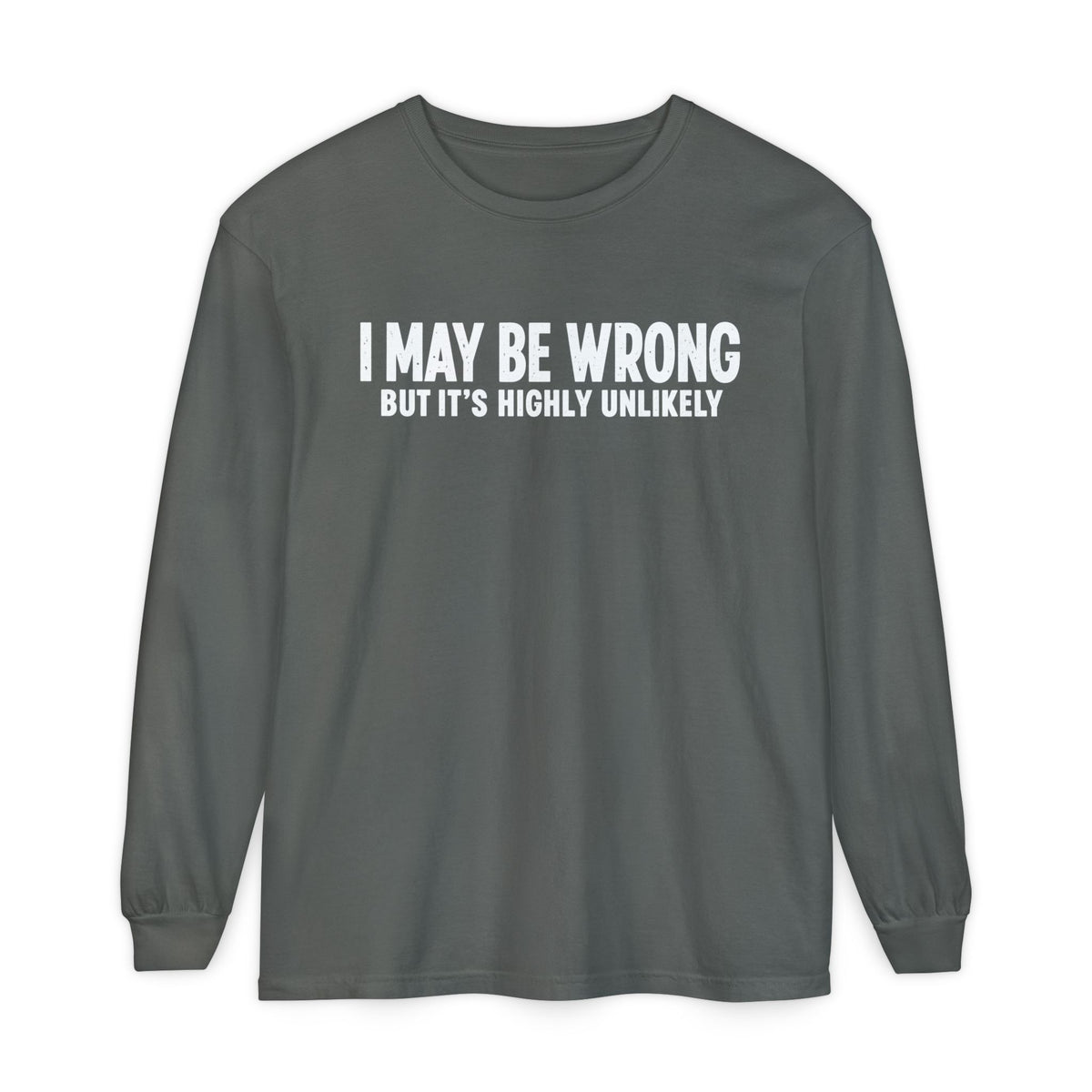 I may be Wrong