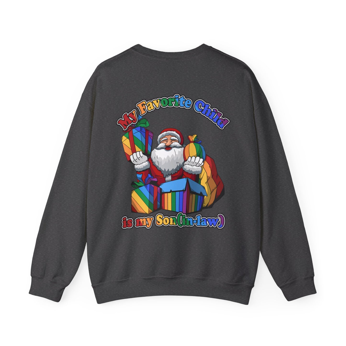 Christmas Sweatshirt, In Law Humor, Outlaws, Family, Son, Son Law Gifts, Pajama Top Sweatshirt